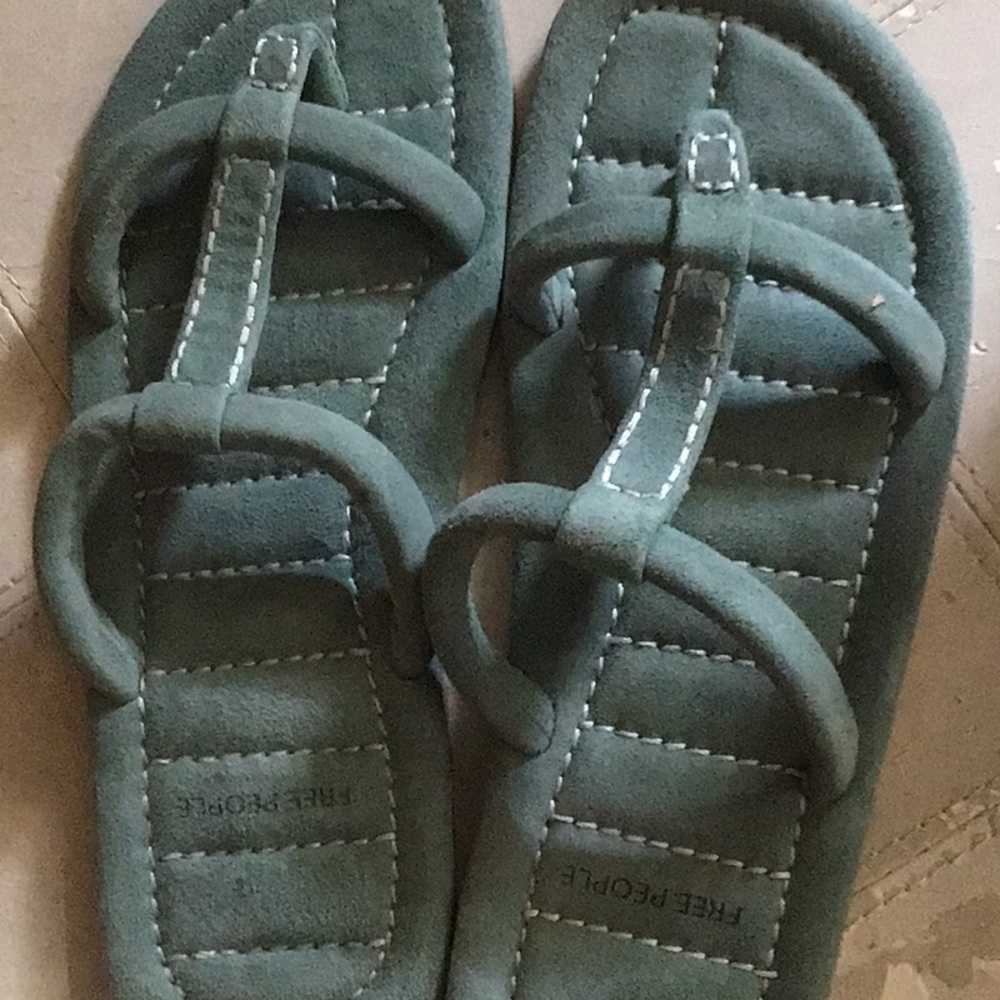 Free People blue sandals